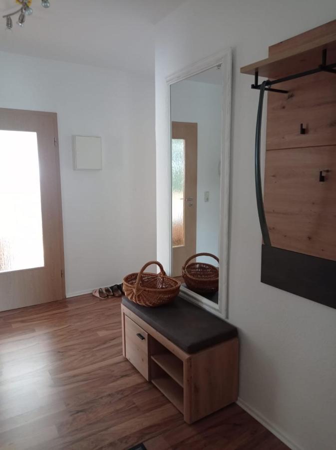 Ferienwohnung Greifenbach, Gartennutzung, Haustiere Willkommen Geyer Zewnętrze zdjęcie